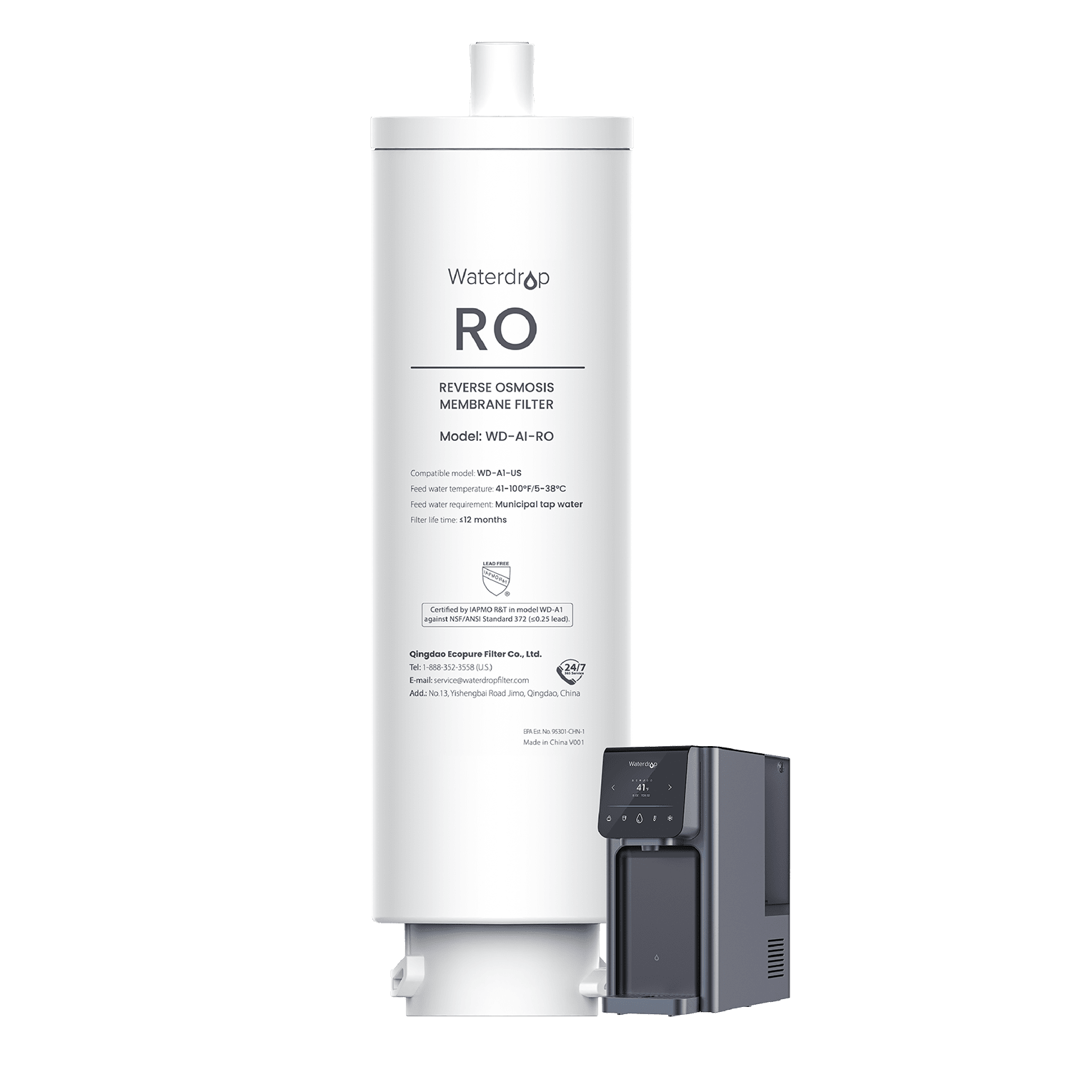 Filtre WD-A1-RO pour système d'eau chaude-froide A1 RO 