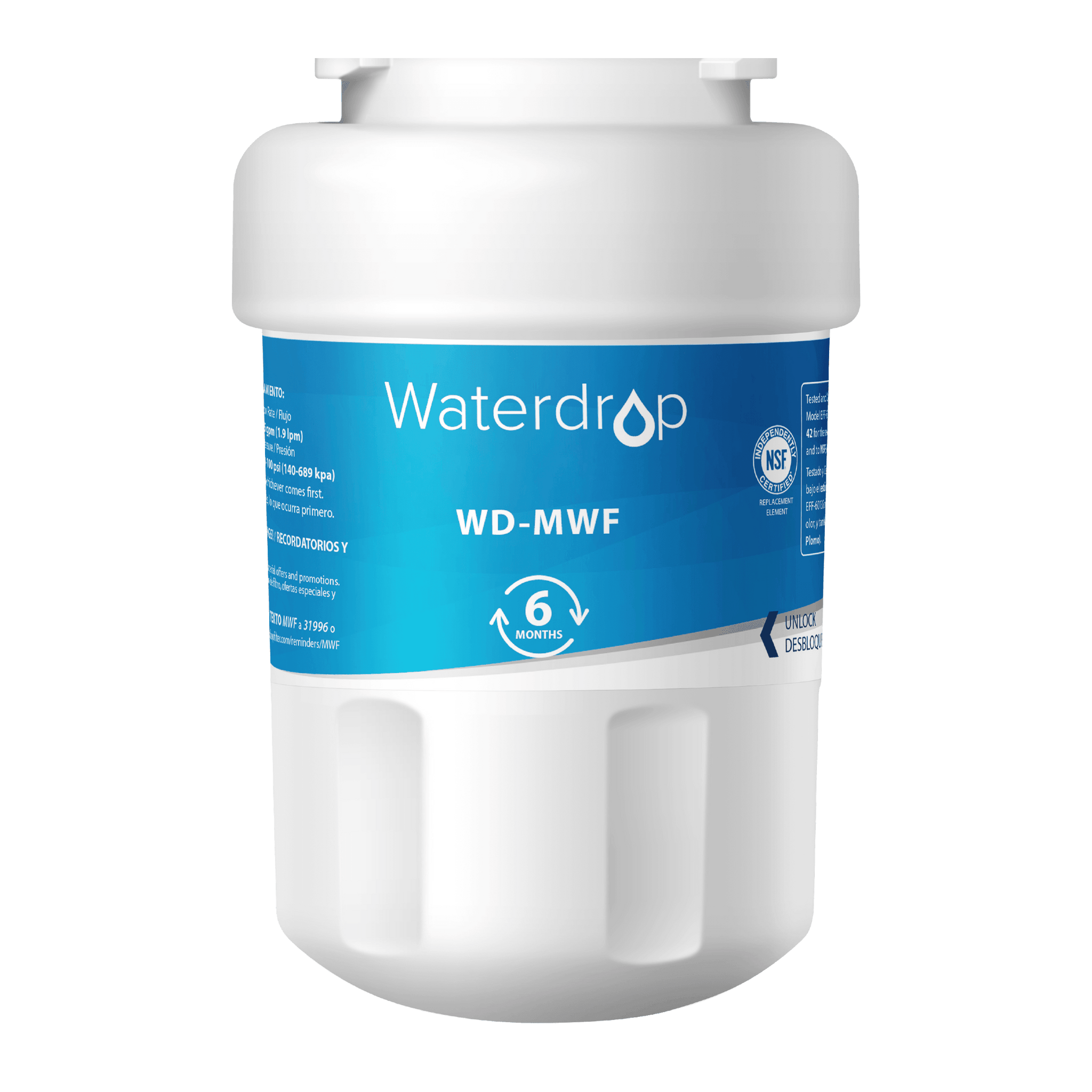Remplacement du filtre à eau pour le réfrigérateur MWF de Waterdrop